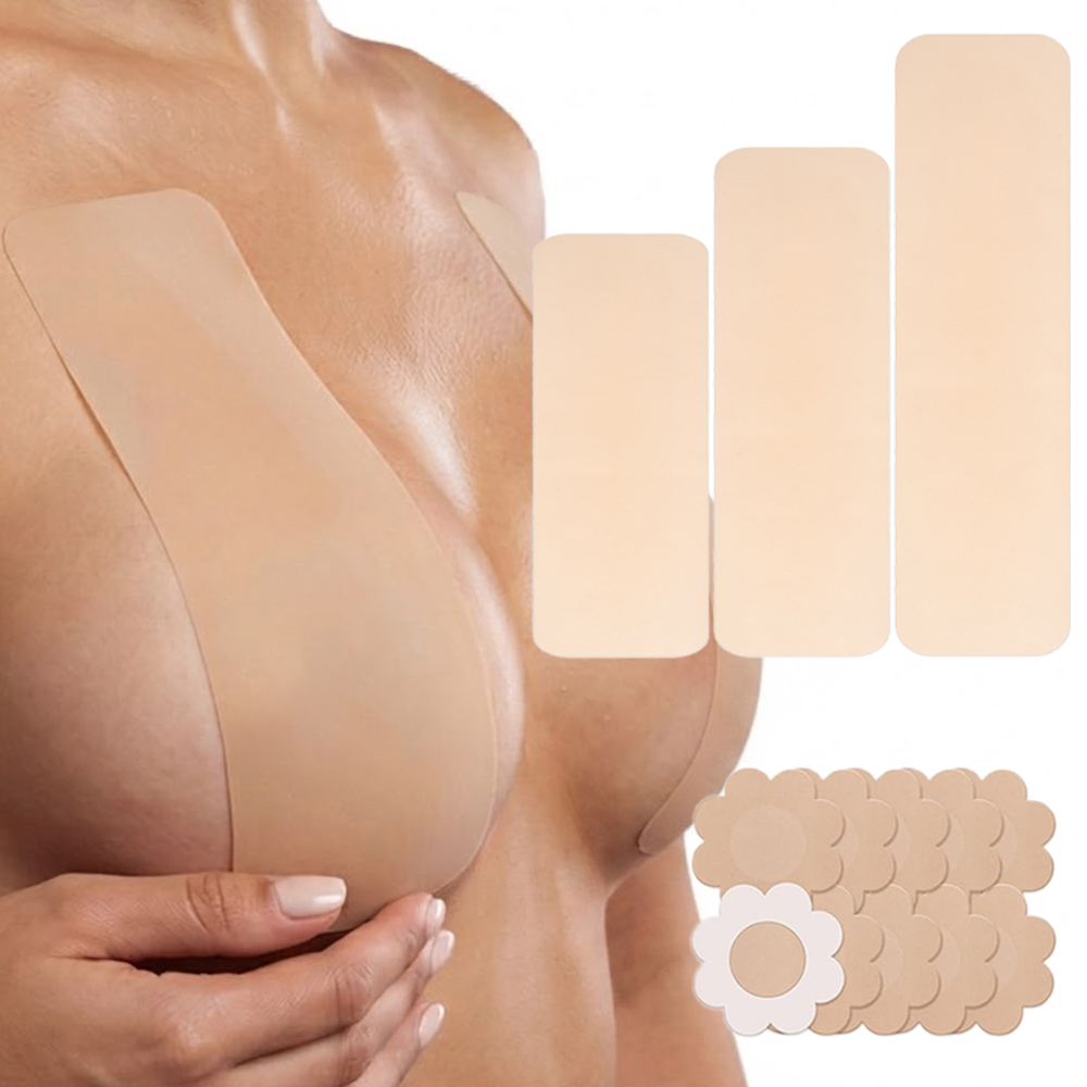 Push Up Bra Silicone - 6 قطع شريط سيليكون لاصق للصدر