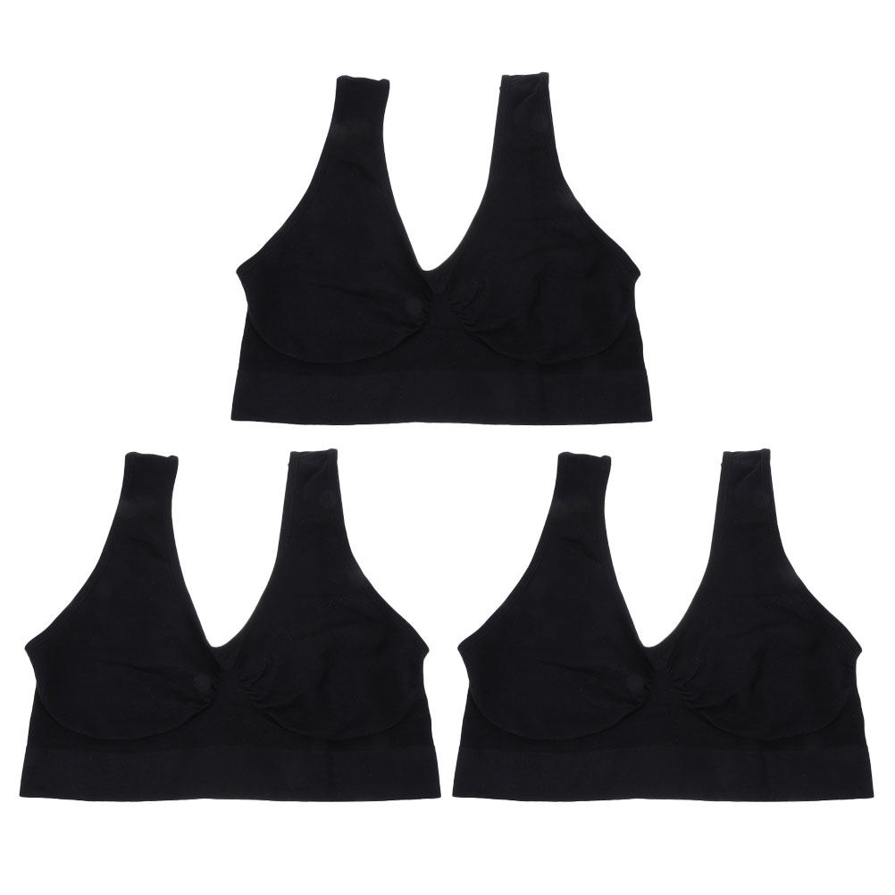 Wirefree Bra Comfort - 3 قطع من حمالات الصدر الرياضية