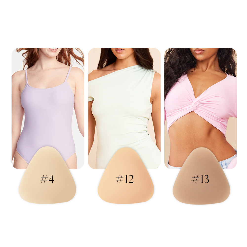 Push Up Bra Silicone - 2 قطعة حمالة صدر سيليكون مثلث