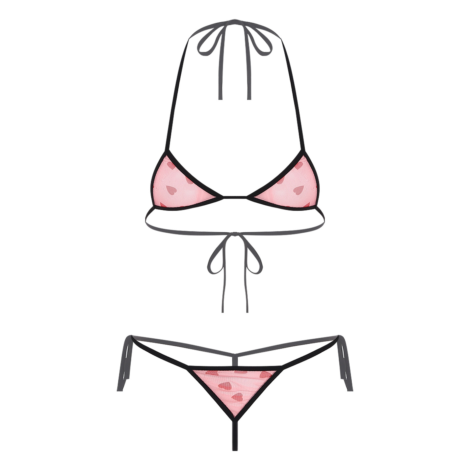 المرأة مايكرو ميني بيكيني المل - مراجعة Sheer Mesh Bra وسعره