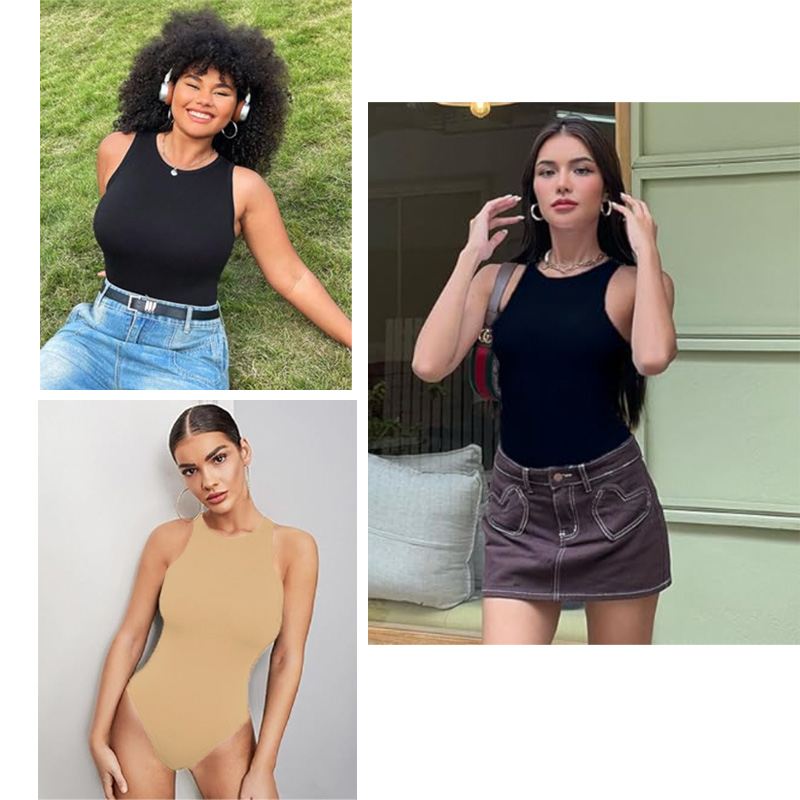 GUUDIA طقم تنحيف وشد البطن وال - مراجعة T Shirt Bra Seamless وسعره