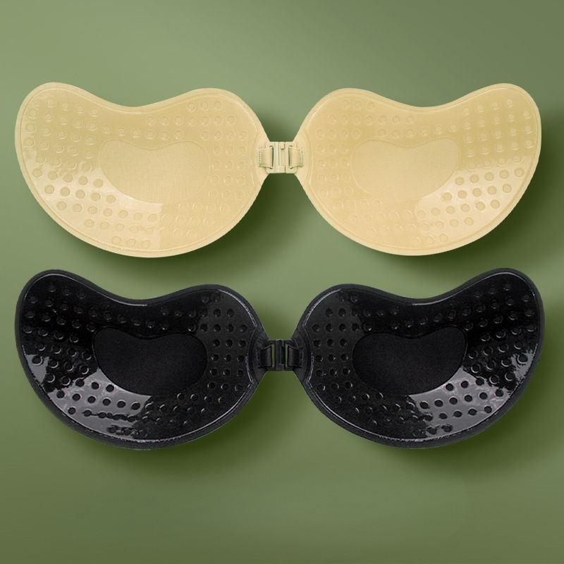 1/2 زوج حمالة صدر لاصقة غير مر - مراجعة Push Up Bra Silicone وسعره