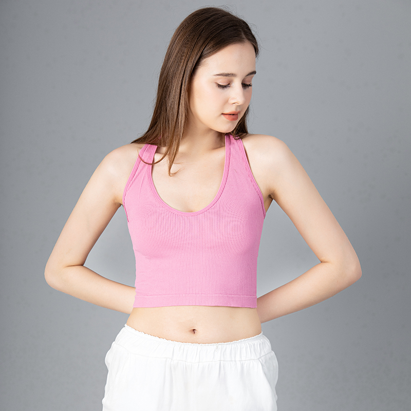الرسن الرقبة القمم المرأة مثير - مراجعة T Shirt Bra Seamless وسعره