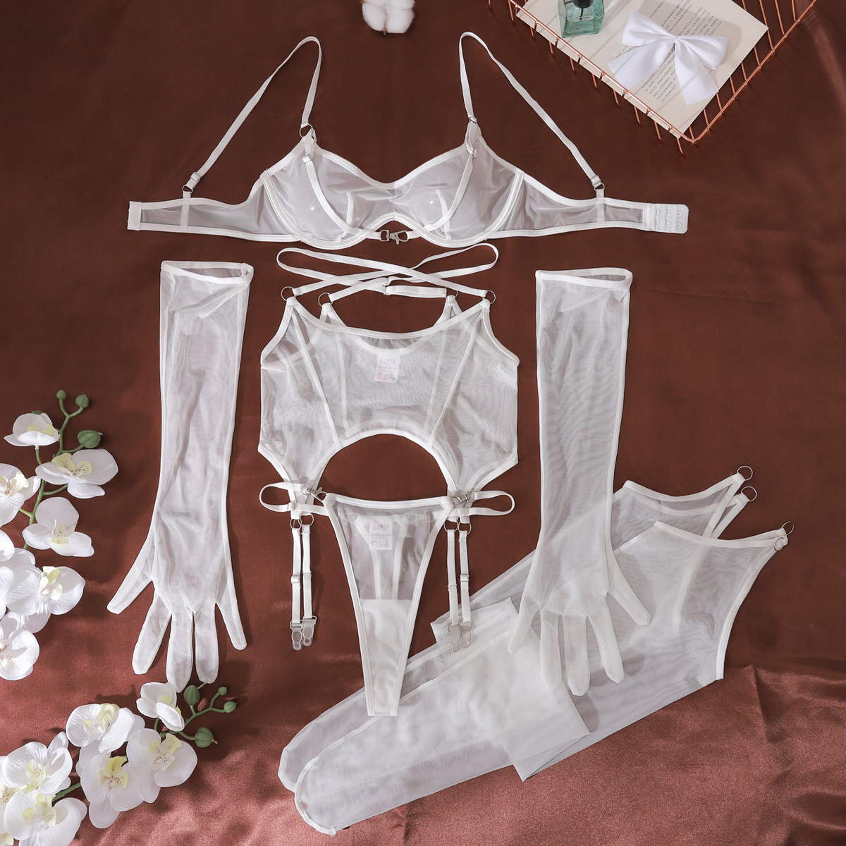 ملابس داخلية نسائية مثيرة من ا - مراجعة Sheer Mesh Bra وسعره