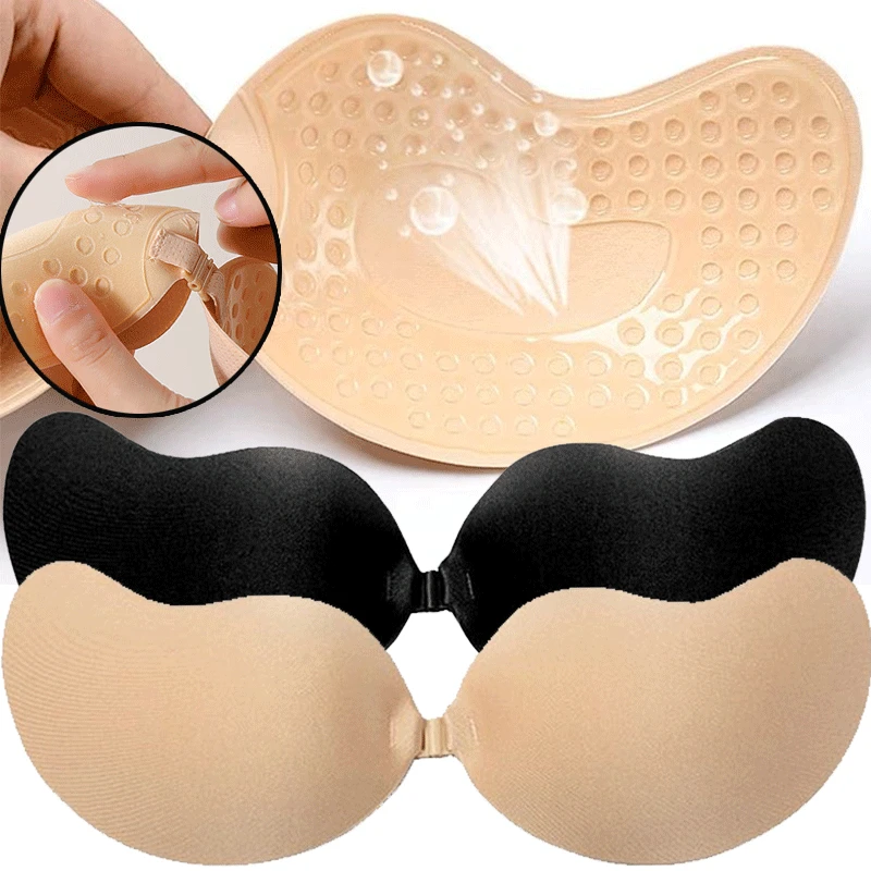 أغطية حلمات الثدي اللاصقة القا - مراجعة Push Up Bra Silicone وسعره